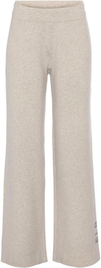 Elbsand Tricotbroek -Loungebroek met wijde pijpen en geborduurd logo loungewear - Foto 6