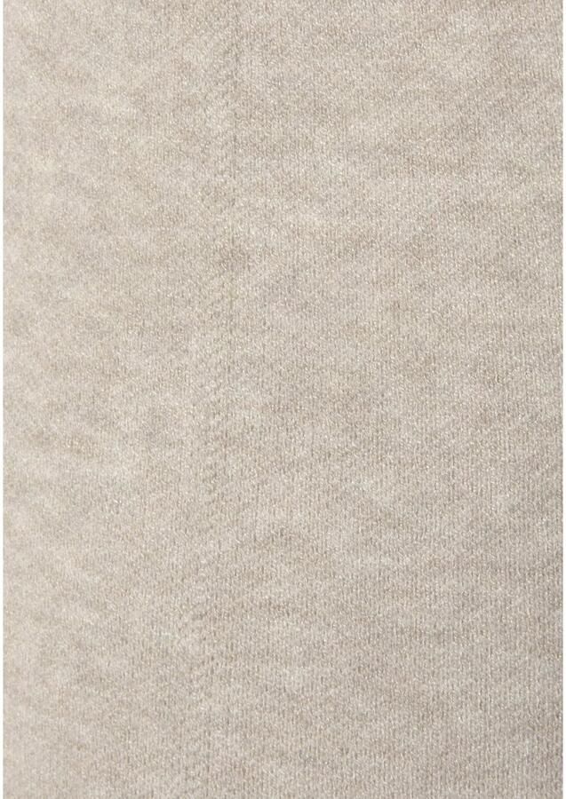 Elbsand Tricotbroek -Loungebroek met wijde pijpen en geborduurd logo loungewear