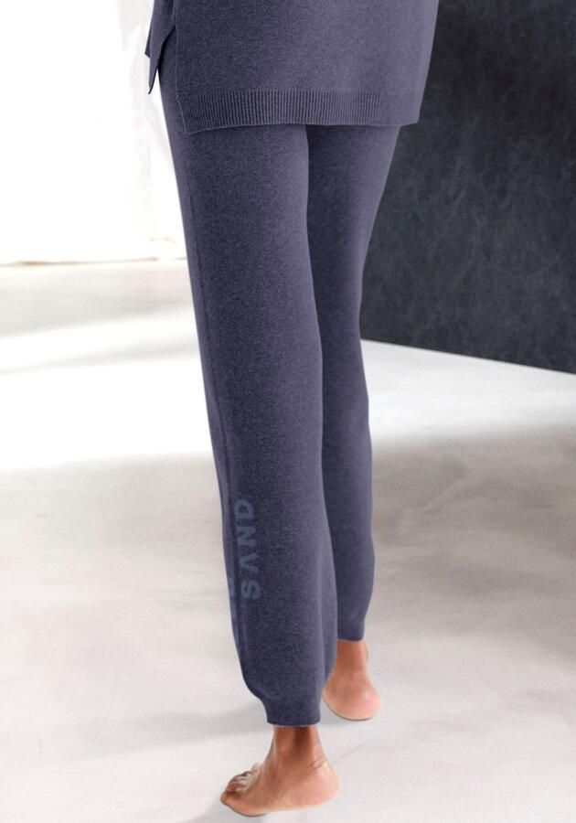 Elbsand Tricotbroek met gebreid logo van hoogwaardige fijnbrei loungewear - Foto 5
