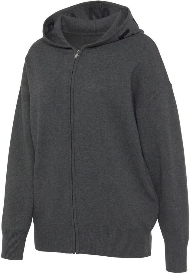 Elbsand Vest -lounge jas van hoogwaardige brei en geborduurd logo loungewear - Foto 3