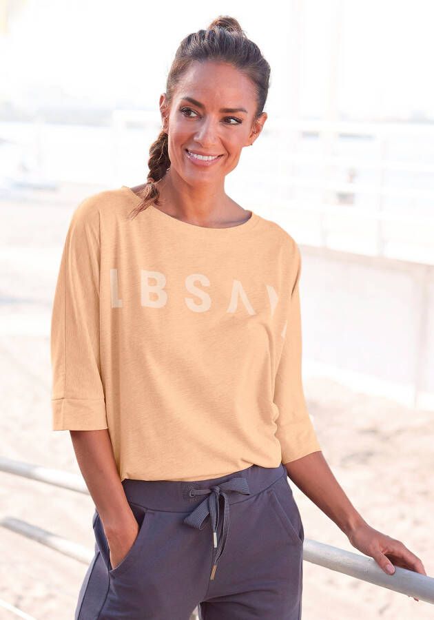 Elbsand Shirt met 3 4-mouwen IDUNA met logoprint