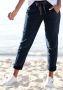 Elbsand Sweatbroek Brinja met logoprint op de tailleband en zakken joggingbroek loungebroek - Thumbnail 1