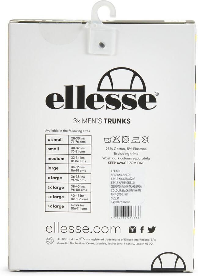 Ellesse Mode Trunk Ondergoed Multicolor Heren - Foto 2