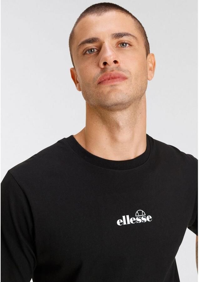 Ellesse Heren Katoenen T-shirt Black Heren - Foto 4