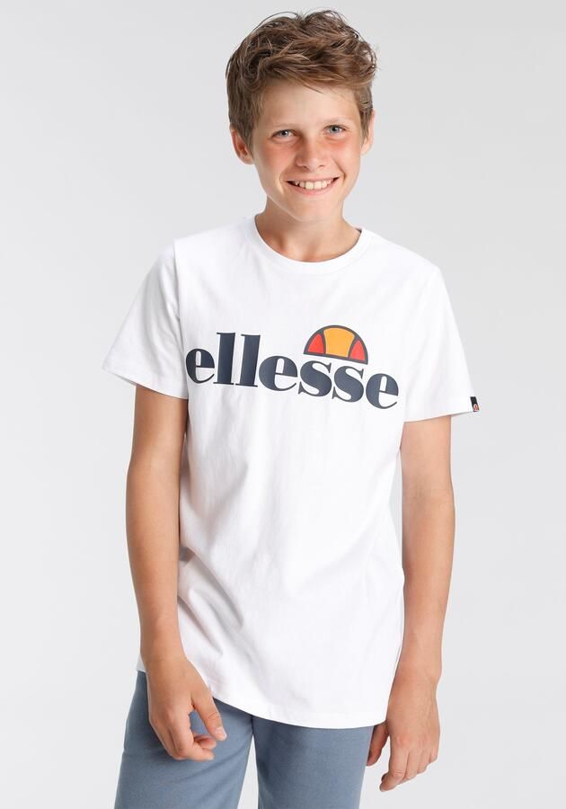 Ellesse T-shirt Malia wit Katoen Ronde hals Logo 128-134 - Foto 4