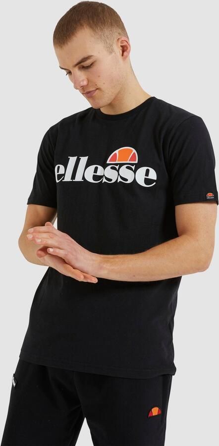 Ellesse Zwarte Logo Print Korte Mouw T-shirt Black Heren - Foto 10