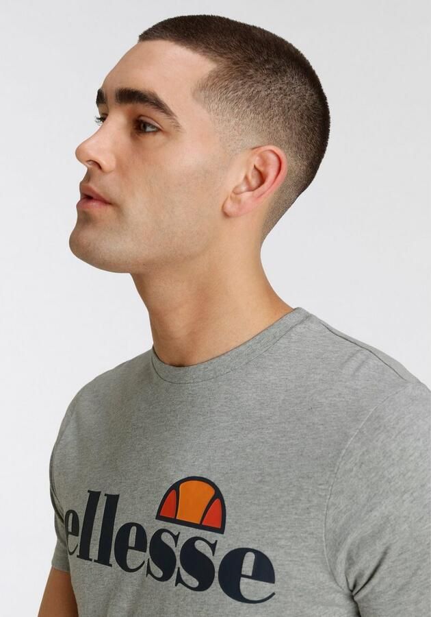 Ellesse T-shirt met labelprint model 'Prado' - Foto 4