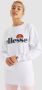 Ellesse Witte Crewneck Sweatshirt voor Vrouwen White Dames - Thumbnail 1