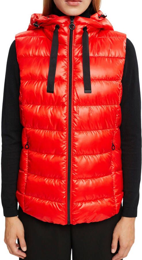 Esprit Bodywarmer met capuchon waterafstotend