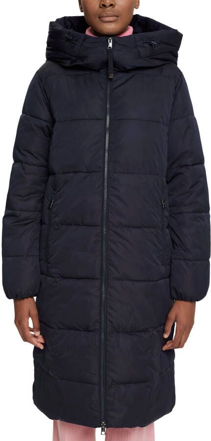 Esprit collection Gewatteerde jas met capuchon
