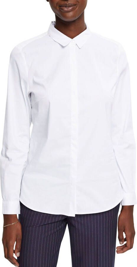 Esprit Collection Overhemdblouse in klassiek model en met stretchcomfort