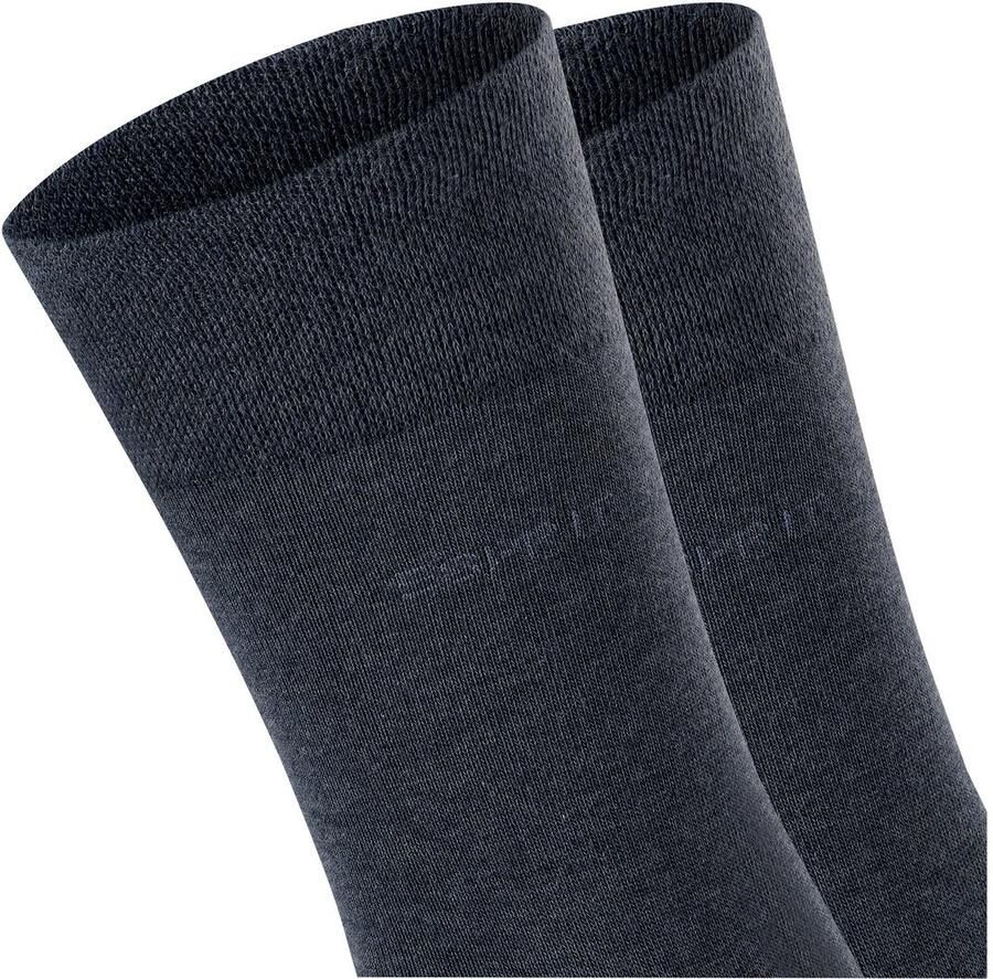 Esprit Sokken Basic Easy brede comfortband duopack ade d (2 paar Set van 2)