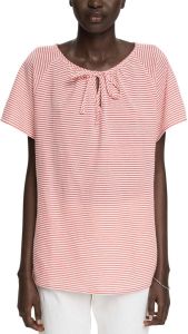Esprit Shirt met korte mouwen in streep-look