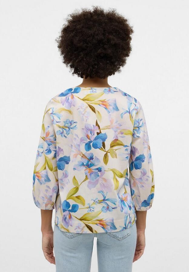 Eterna Comfort fit blouse met V-hals - Foto 4