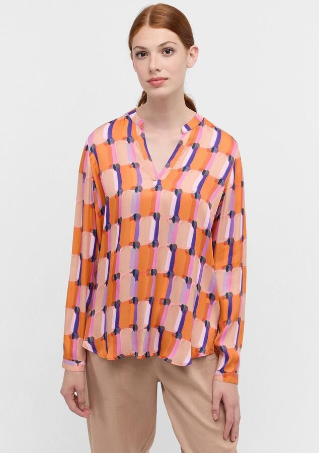 ETERNA COMFORT FIT Blouse met all-over print - Foto 5