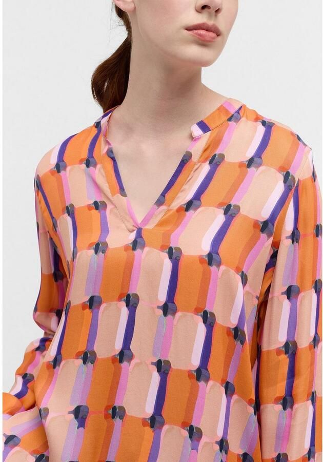 ETERNA COMFORT FIT Blouse met all-over print