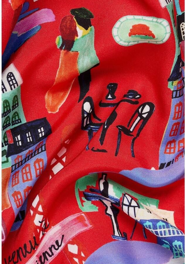 Eterna Blouse zonder sluiting Van rood - Foto 2