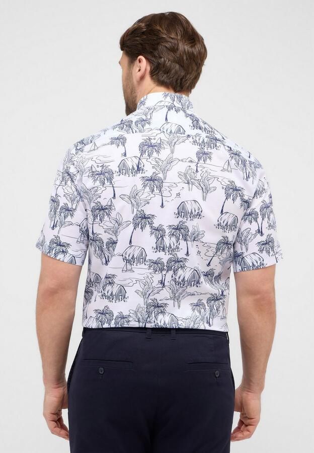 Eterna Overhemd met korte mouwen Comfort fit EASY IRON (gemakkelijk te strijken) - Foto 4