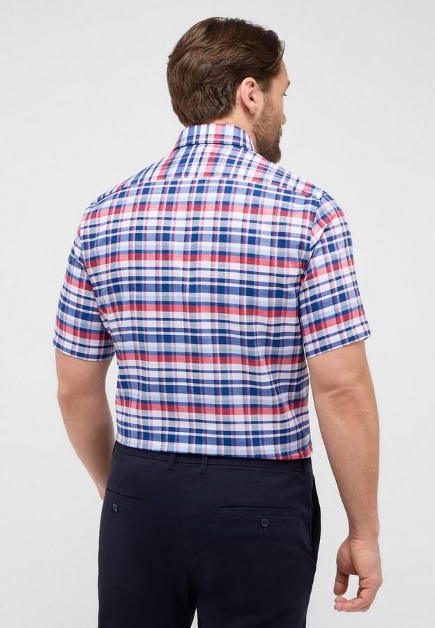 Eterna Overhemd met korte mouwen Comfort fit EASY IRON (gemakkelijk te strijken) - Foto 4