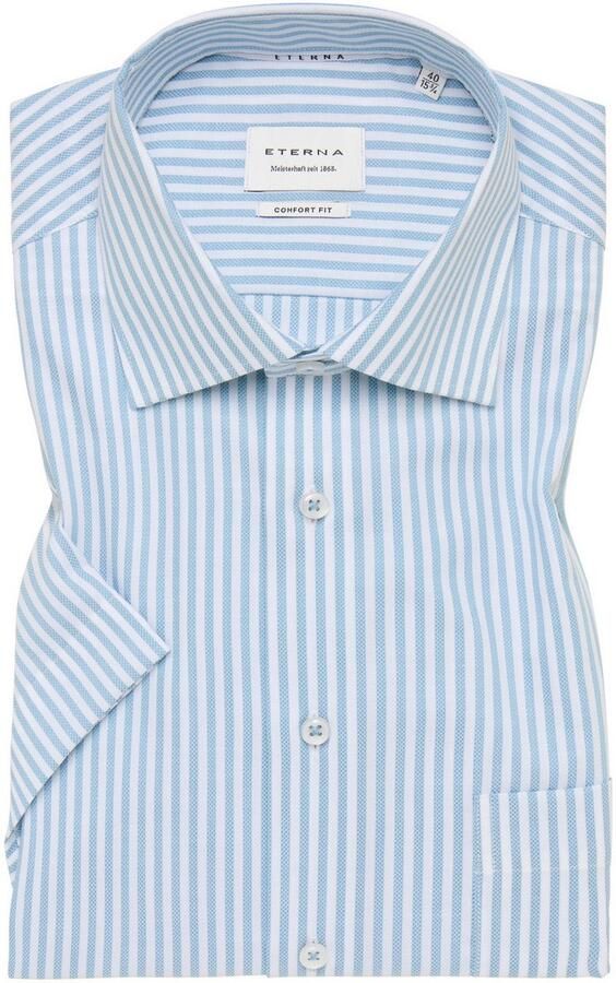 Eterna Overhemd met korte mouwen Comfort fit - Foto 5