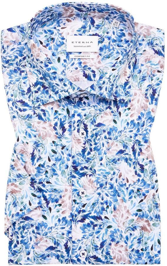 ETERNA COMFORT FIT Comfort fit zakelijk overhemd met all-over print - Foto 5
