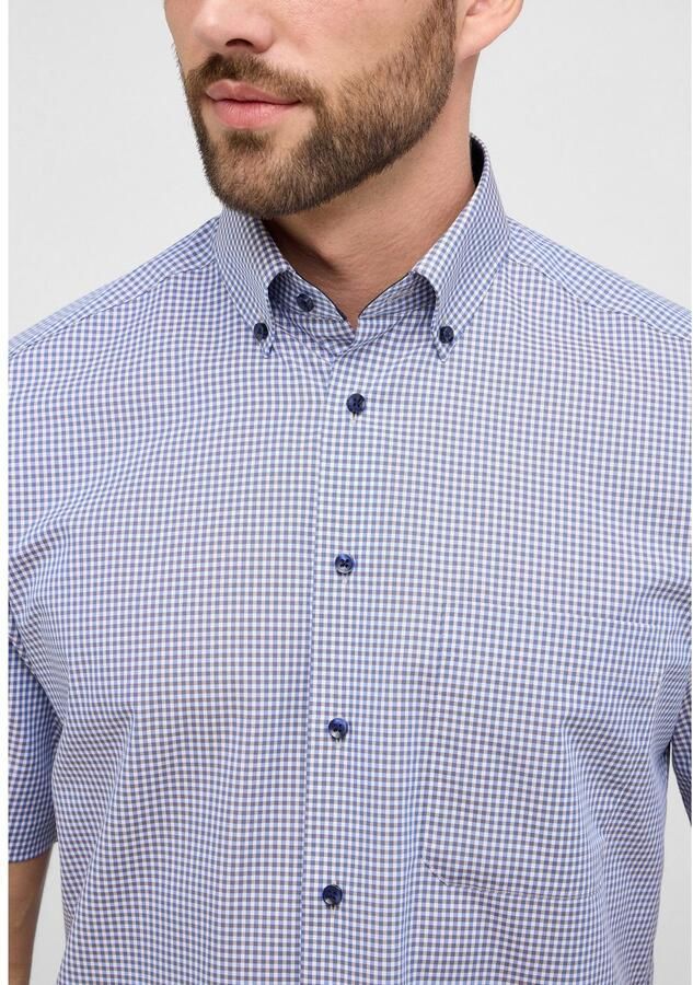 Eterna Overhemd met korte mouwen Comfort fit NON IRON (strijkvrij) - Foto 2