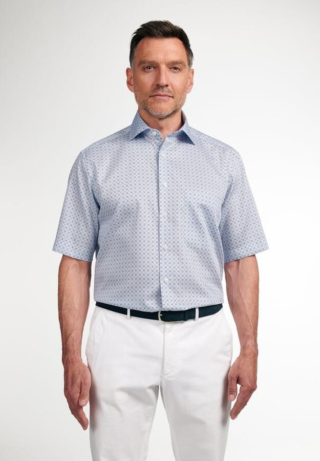 Eterna Overhemd met korte mouwen Comfort fit NON IRON (strijkvrij) - Foto 6