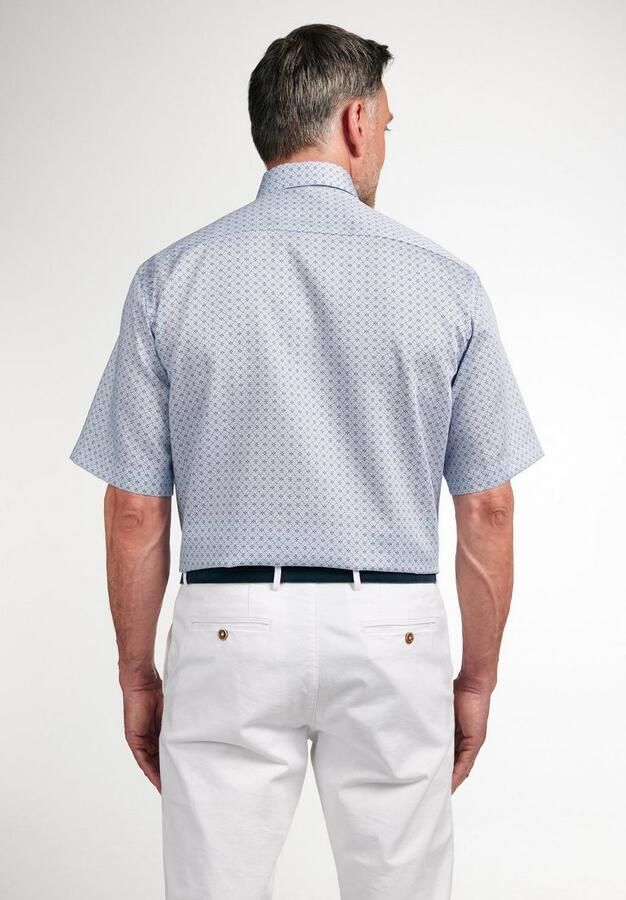 Eterna Overhemd met korte mouwen Comfort fit NON IRON (strijkvrij) - Foto 4