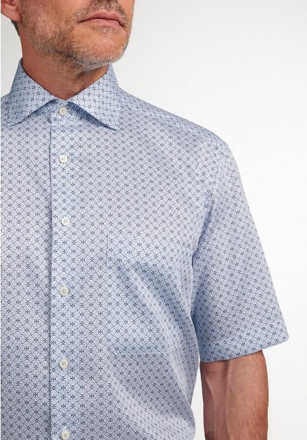 Eterna Overhemd met korte mouwen Comfort fit NON IRON (strijkvrij) - Foto 3
