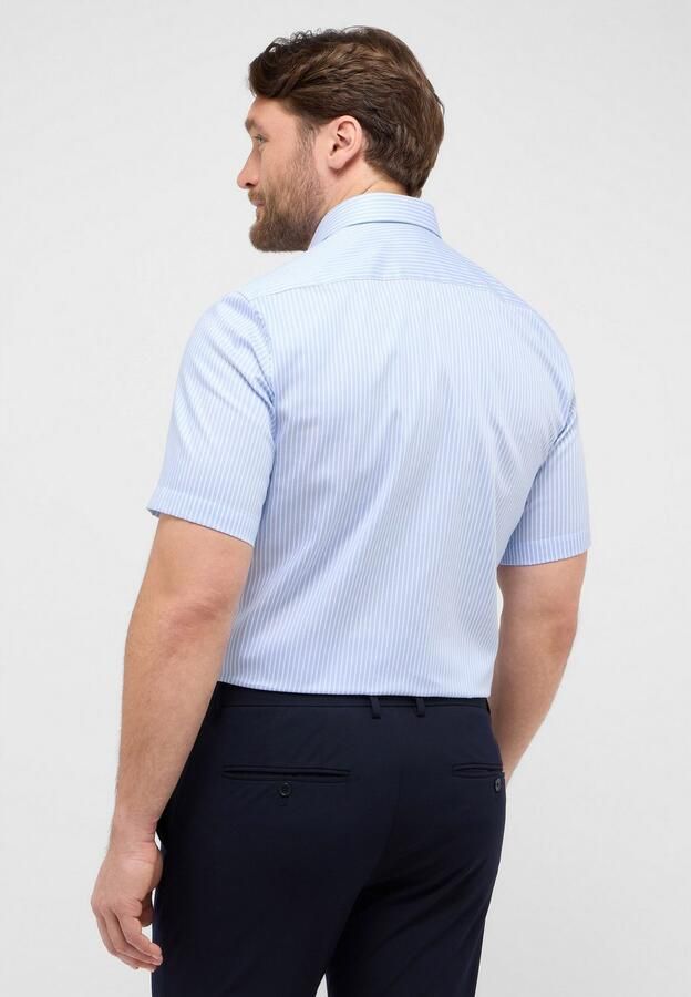 Eterna Overhemd met korte mouwen Comfort fit NON IRON (strijkvrij) - Foto 4