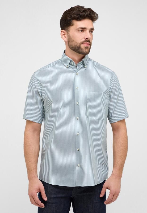 Eterna Overhemd met korte mouwen Comfort fit NON IRON (strijkvrij) - Foto 6