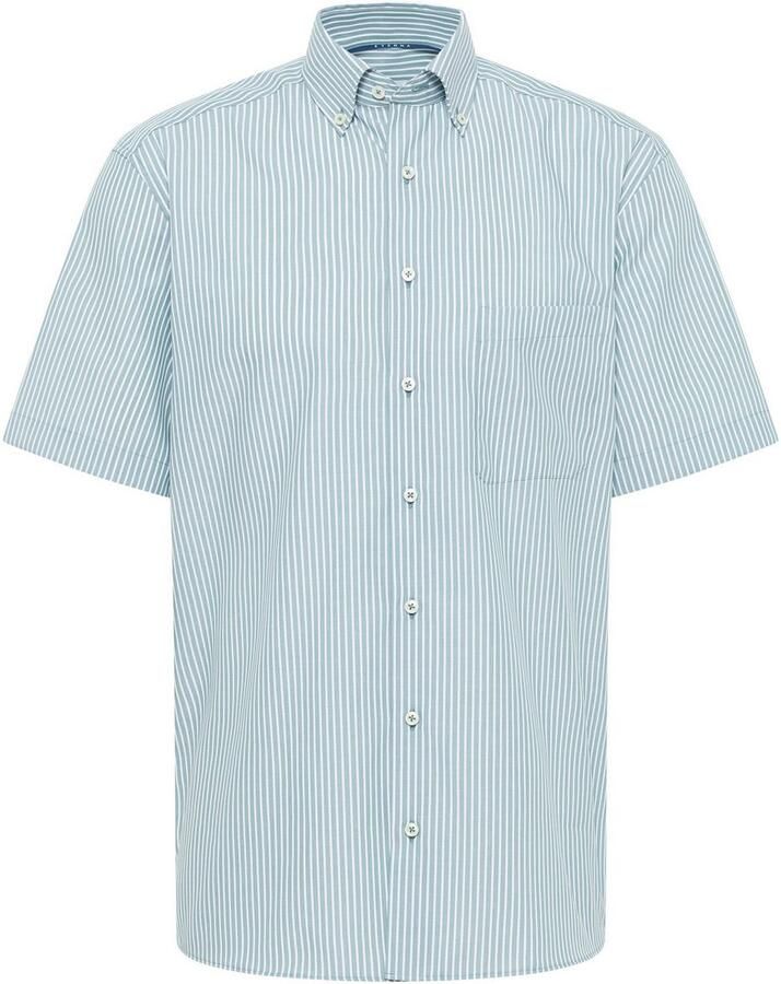 Eterna Overhemd met korte mouwen Comfort fit NON IRON (strijkvrij)