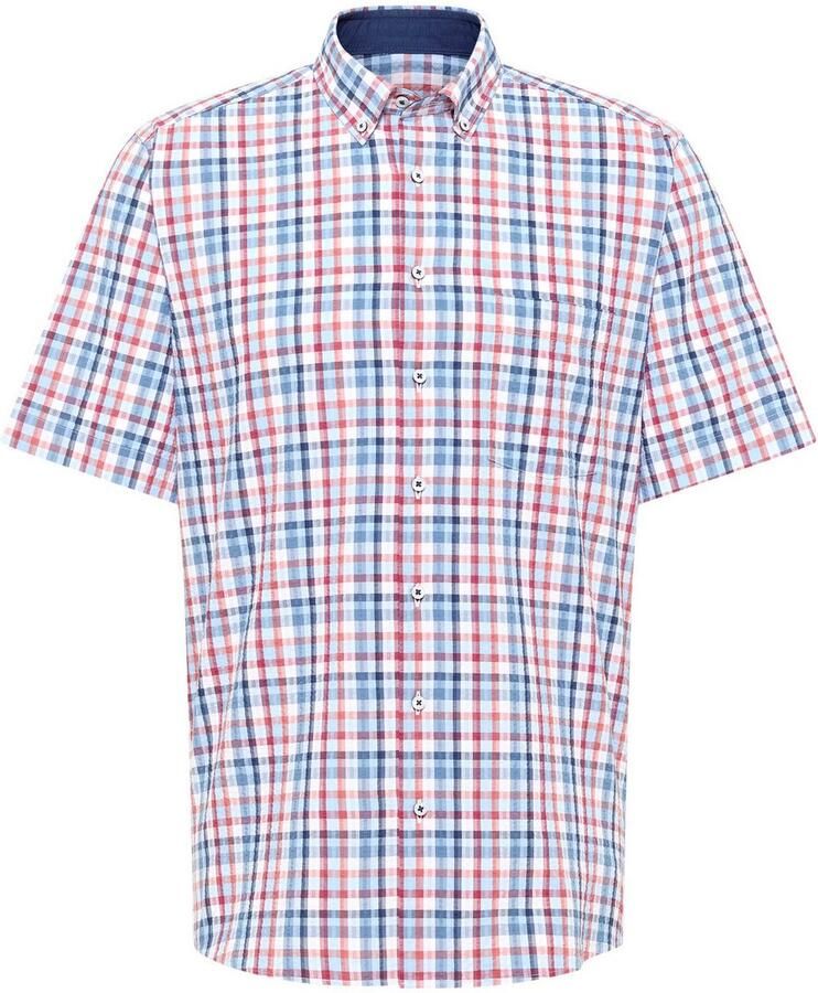 Eterna Overhemd met korte mouwen MODERN FIT EASY IRON (gemakkelijk te strijken)