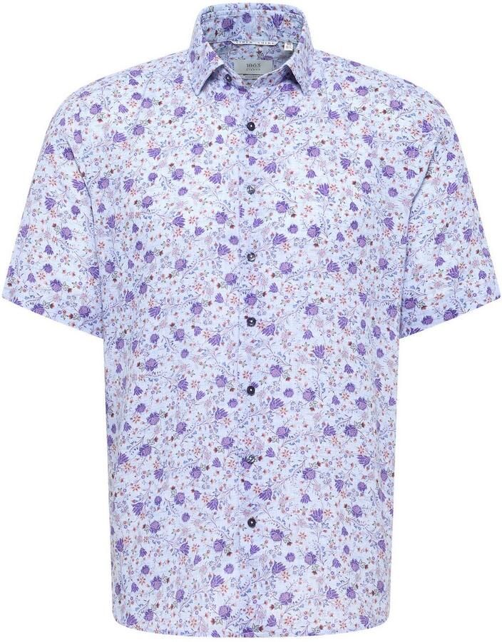 Eterna Overhemd met korte mouwen MODERN FIT EASY IRON (gemakkelijk te strijken)