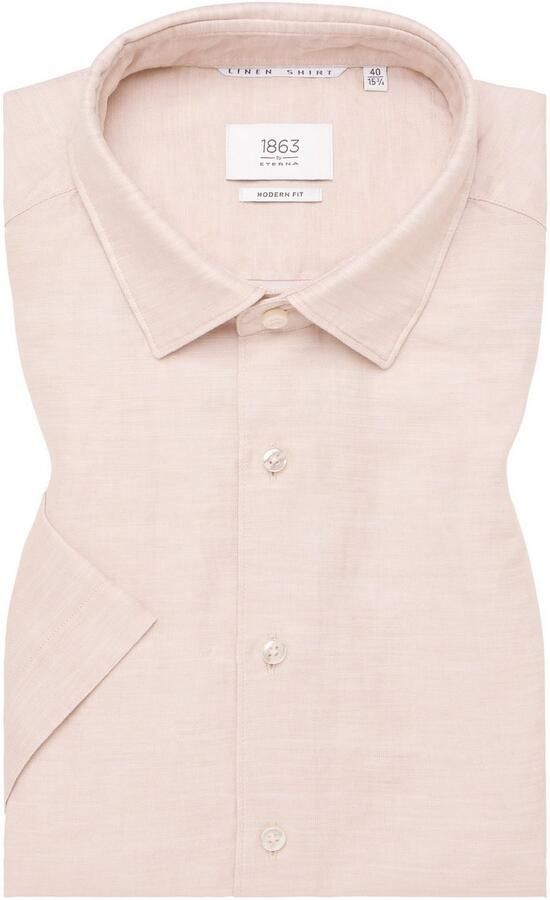 Eterna Overhemd met korte mouwen MODERN FIT EASY IRON (gemakkelijk te strijken) - Foto 5