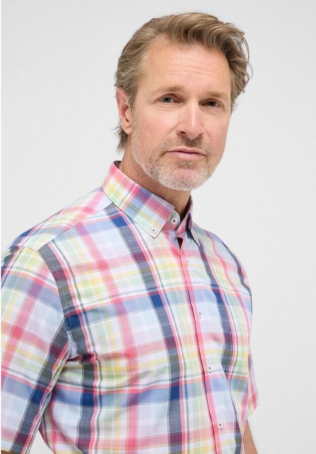 Eterna Overhemd met korte mouwen MODERN FIT EASY IRON (gemakkelijk te strijken) - Foto 3