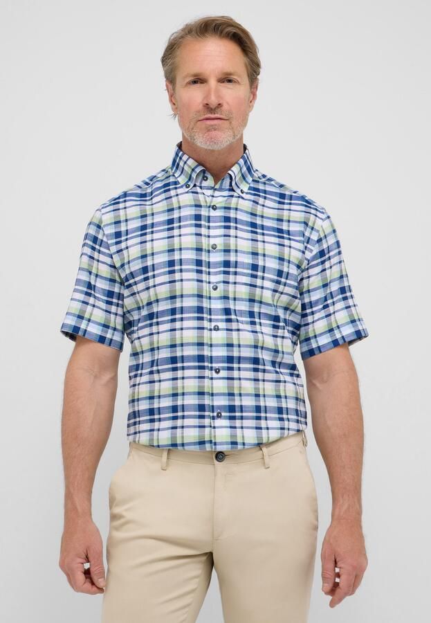 Eterna Overhemd met korte mouwen MODERN FIT EASY IRON (gemakkelijk te strijken) - Foto 6