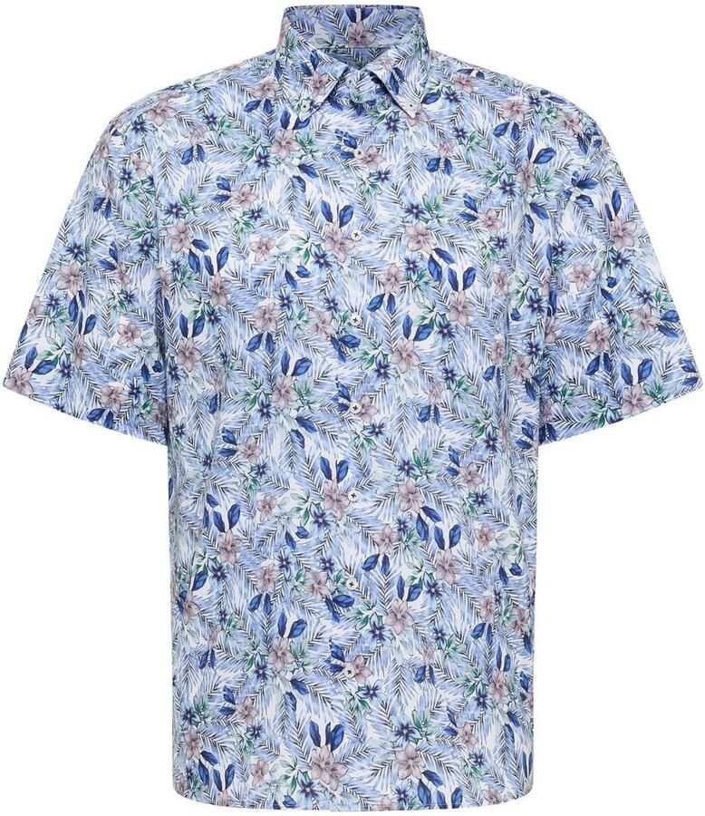 Eterna Overhemd met korte mouwen MODERN FIT EASY IRON (gemakkelijk te strijken)