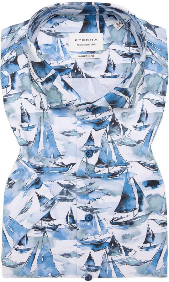 Eterna Overhemd met korte mouwen MODERN FIT - Foto 5