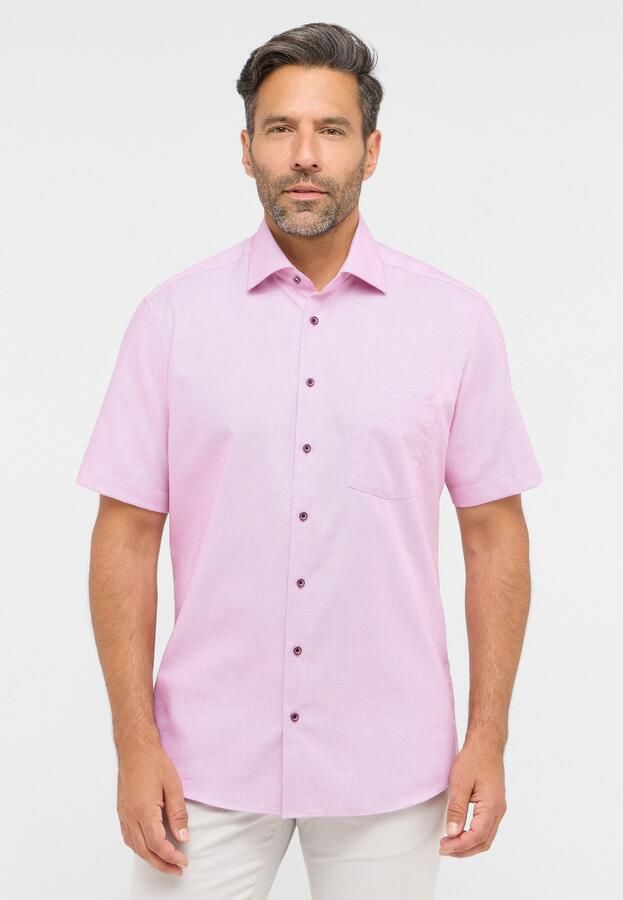 Eterna Overhemd met korte mouwen MODERN FIT NON IRON (strijkvrij) - Foto 6
