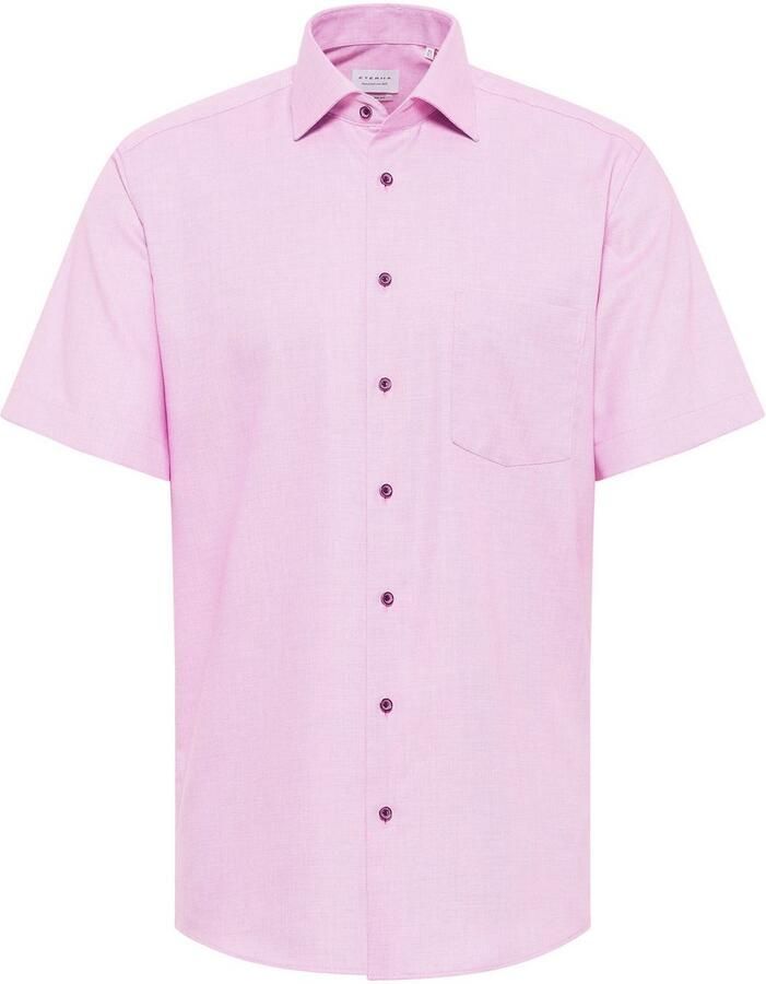Eterna Overhemd met korte mouwen MODERN FIT NON IRON (strijkvrij)