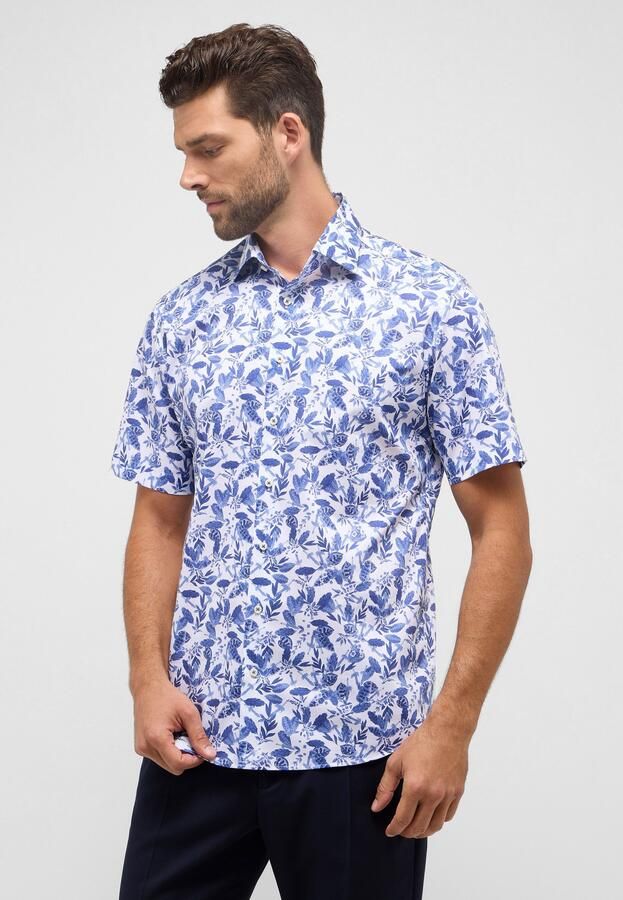 Eterna Overhemd met korte mouwen MODERN FIT NON IRON (strijkvrij) - Foto 6
