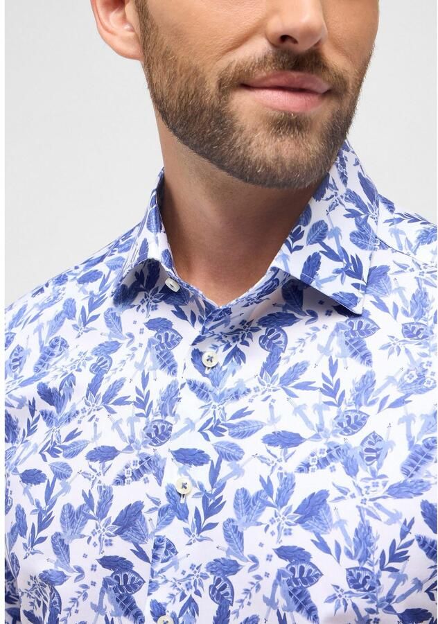 Eterna Overhemd met korte mouwen MODERN FIT NON IRON (strijkvrij) - Foto 2