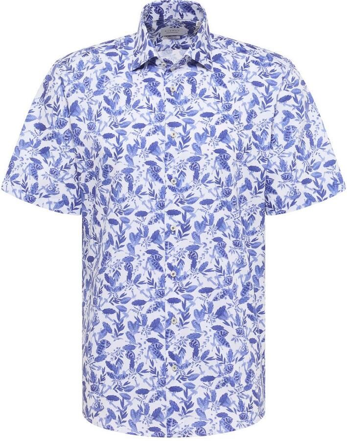 Eterna Overhemd met korte mouwen MODERN FIT NON IRON (strijkvrij)
