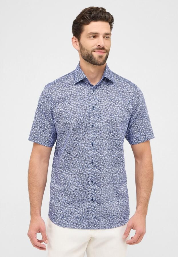 Eterna Overhemd met korte mouwen MODERN FIT NON IRON (strijkvrij) - Foto 6