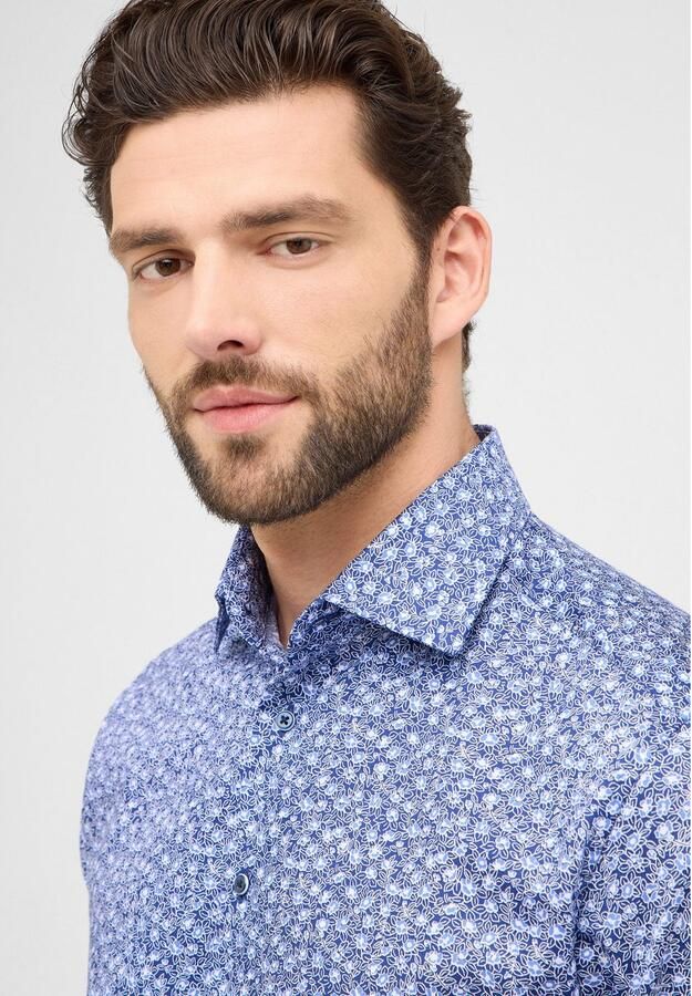 Eterna Overhemd met korte mouwen MODERN FIT NON IRON (strijkvrij) - Foto 3