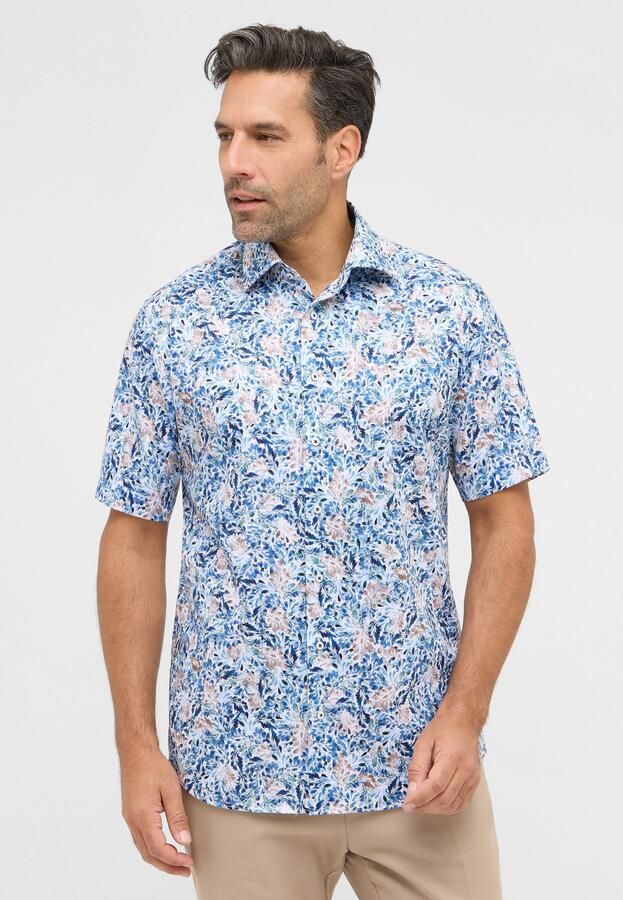 Eterna Overhemd met korte mouwen MODERN FIT NON IRON (strijkvrij) - Foto 6