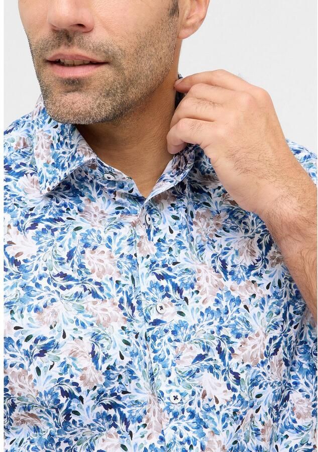 Eterna Overhemd met korte mouwen MODERN FIT NON IRON (strijkvrij) - Foto 2