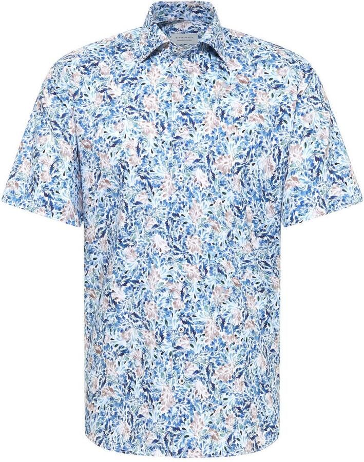 Eterna Overhemd met korte mouwen MODERN FIT NON IRON (strijkvrij)