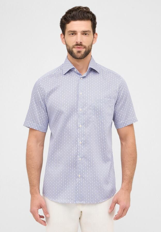 Eterna Overhemd met korte mouwen MODERN FIT NON IRON (strijkvrij) - Foto 6